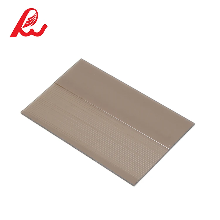 Clear and colored polycarbonate stripe plastic roofing sheets for greenhouse