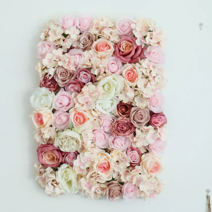 wholesale Artificial flowers wall,silk flowers wall wedding decor,flower wall backdrop
