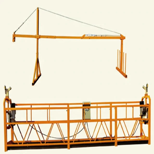 ZLP800 hoist hanging wire rope suspended platform