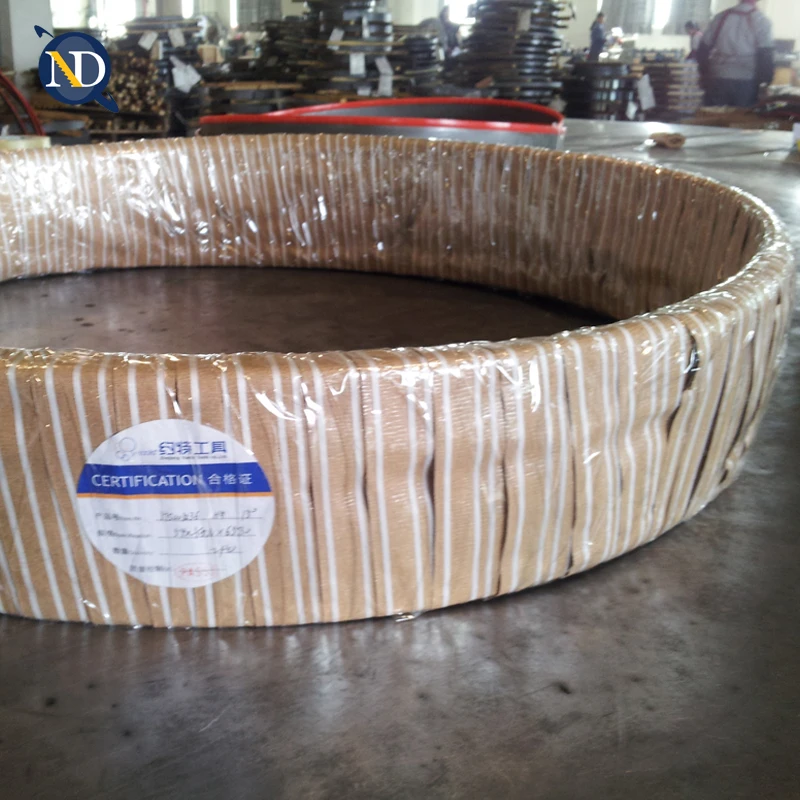 Titanium alloy cutting carbide tipped cutting band saw blades