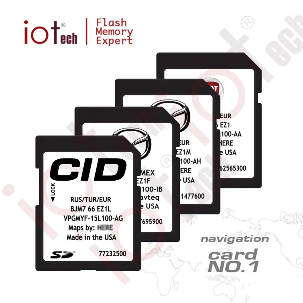 изменение cid sd карты 8GB16GB 32GB cid sd for Mazda