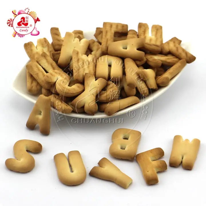Alphabet Shape Biscuits in