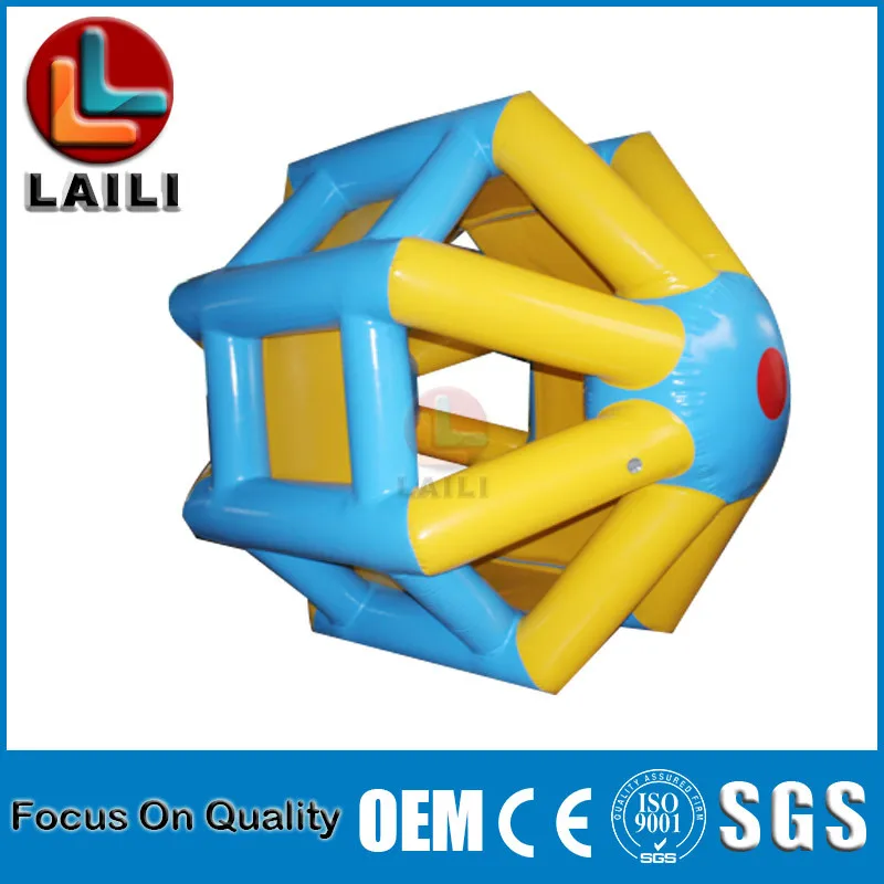Top Quality human sized hamster ball+ inflatable water walking roller wheel+Fun sports tool