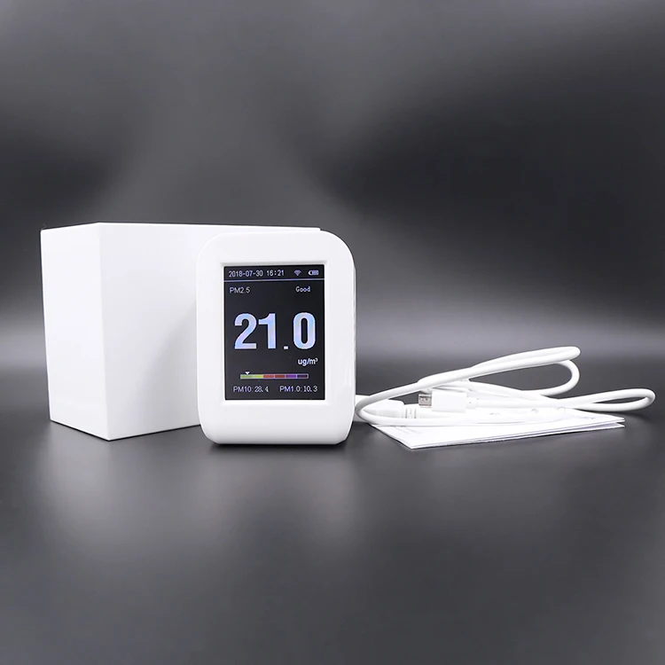 Portable CO2 PM2.5 PM10 CHO Formaldehyde Air Particle Counter Gas Detector