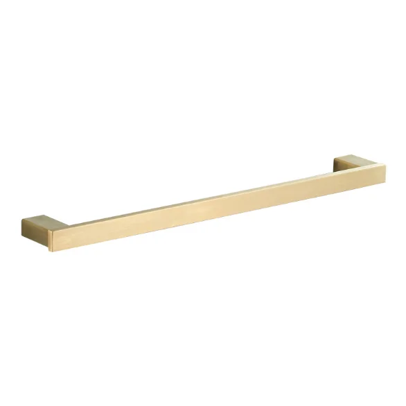 Stainless Steel Towel Holder Modern Bathroom Accessories Rack Wall Mounted Brushed Gold Towel Bar