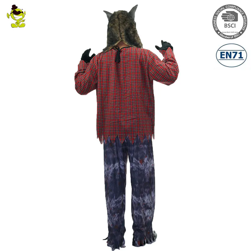 Adult Wolf Costumes Halloween Party Fancy Dress horrible Cosplay Animal Costume