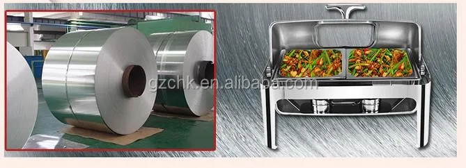 Banquet chafing dish with 2 pcs GN pan