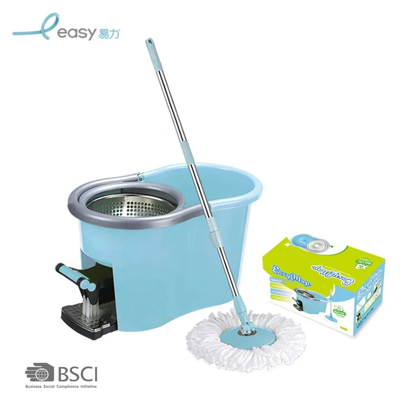 2024 New Amazing Mop Dirty Water Separation Set China online shopping easy spray mop with squeeze bucket cleaning tools mop