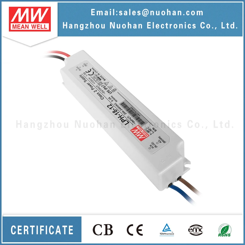 Mean well LPH-18-12 18W 12V LED driver