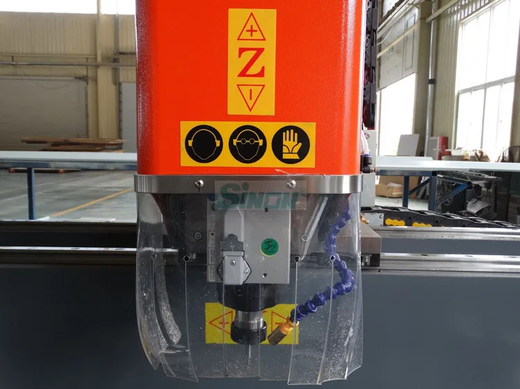 CNC 3 4 axis aluminum pvc profile multi head milling drilling machine