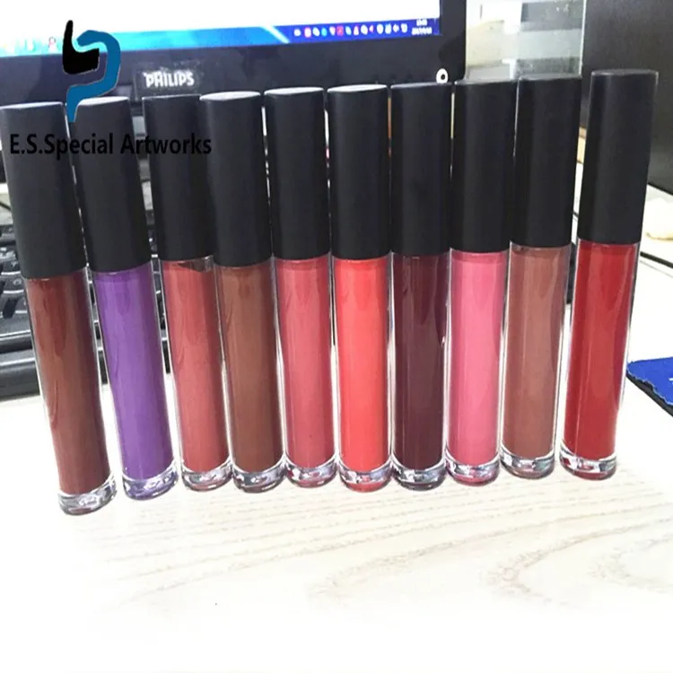 free sample custom your logo nude matte private label lip gloss liquid lipgloss set