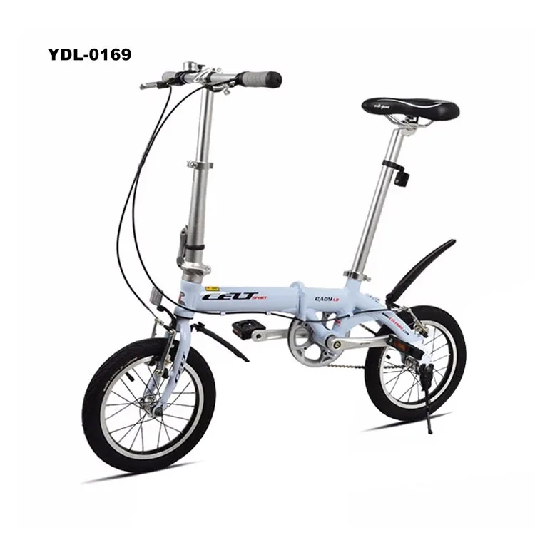 14 Inch Folding Bikes Aluminum Alloy Frame Mini Bike V Brake Mini Motocross Bike