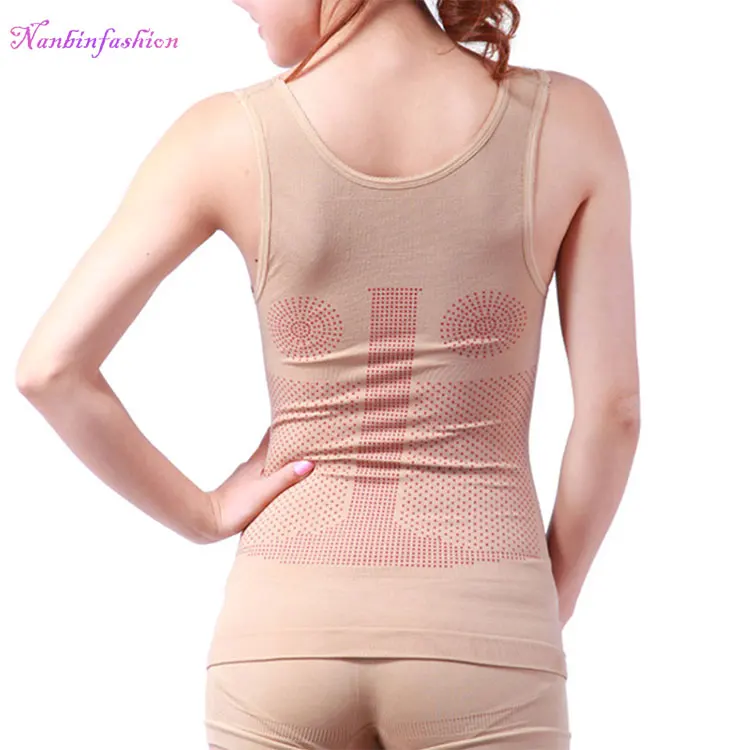 NANBIN Black Hot Burn Fat Slimmer Corset Body Shaper Vest For Women