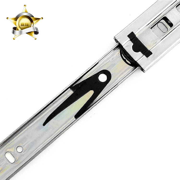 35mm Kitchen Drawer Slide Rail Full Extension Telescopic Channel Ball Bearing Drawer Runners