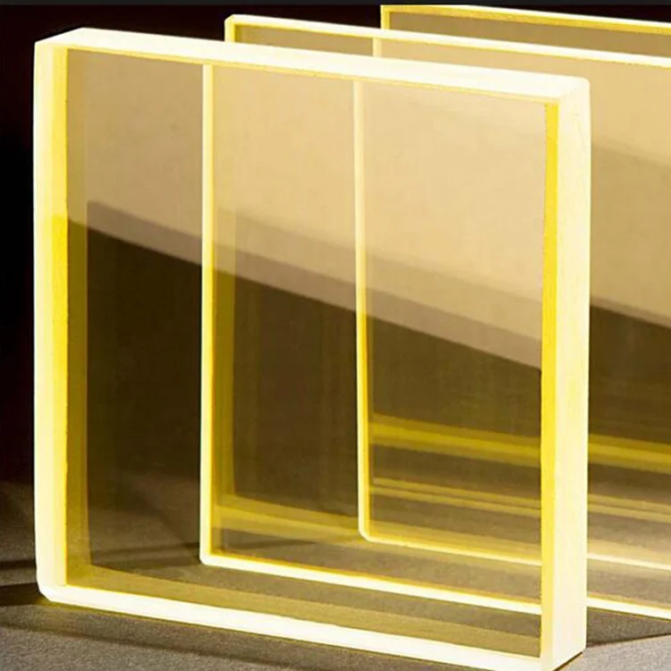 Factory price radiation protective lead glass/X-ray lead glass for CT room