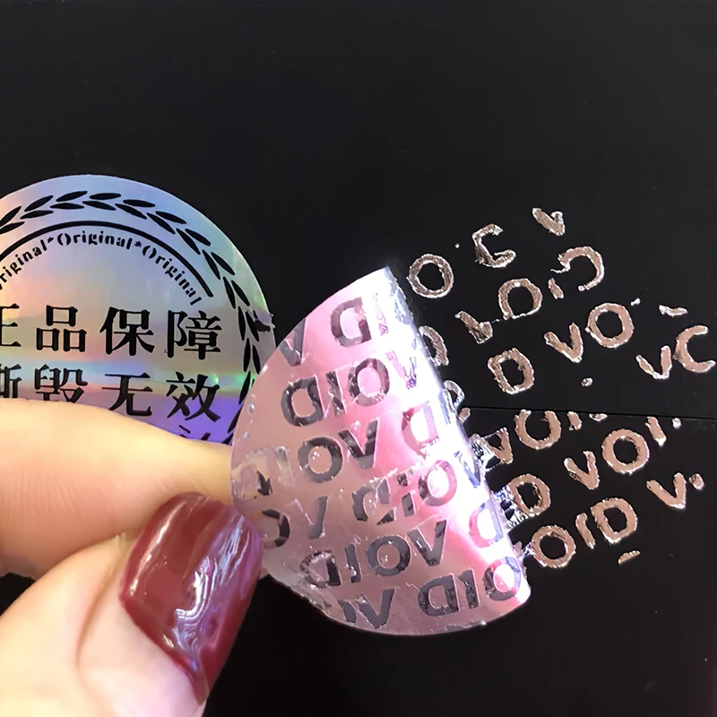 Custom Blank Holographic Eggshell Graffiti Sticker Roll