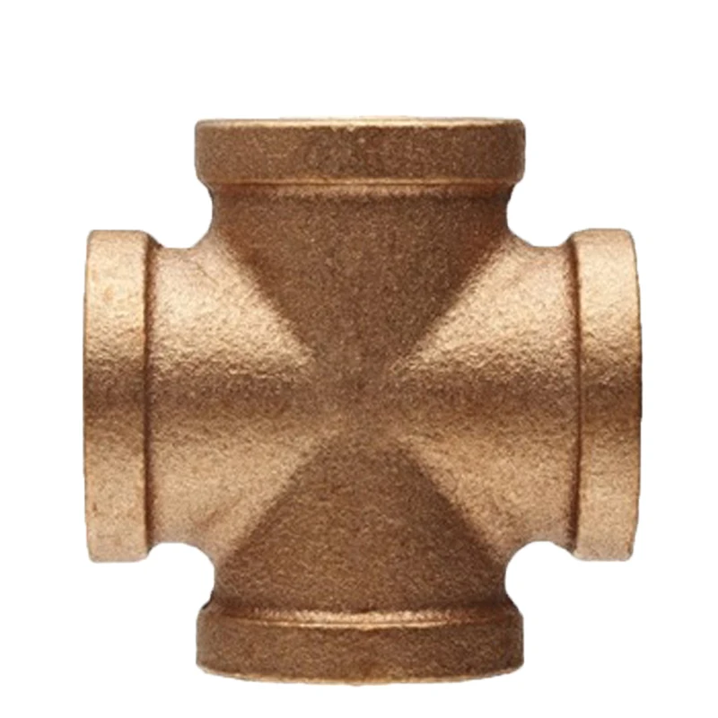 
DZR/DR Brass Bronze Female Cross brass fittings for water supply 