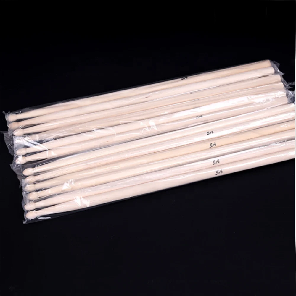 High Quality 5A Maple Drum Sticks with Wood Tip Drum Set Accessories Percussion Instrument