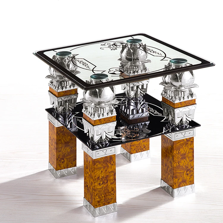 wholesale custom scandinavian pedestal furniture cube side table for living room