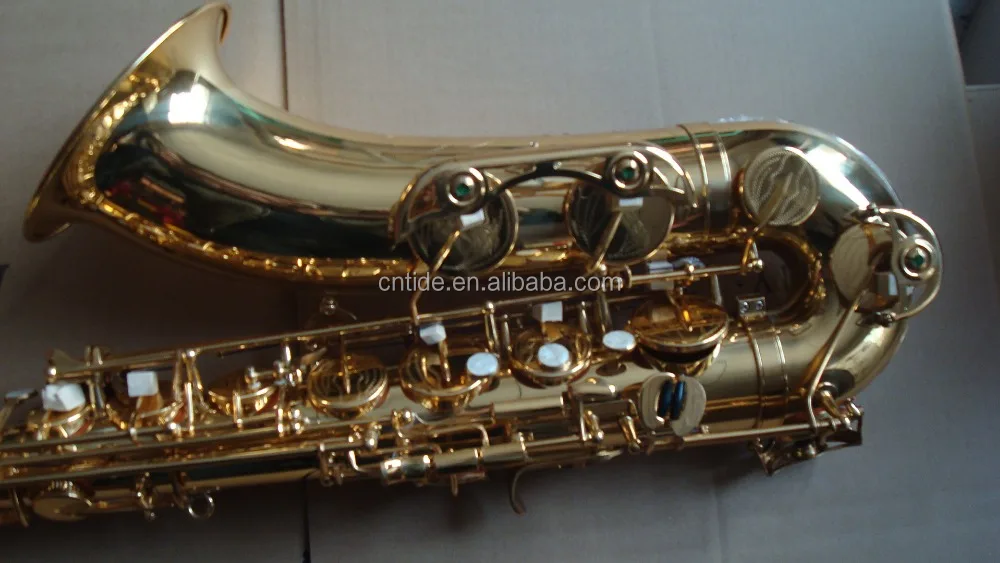 Lacquer Tenor Saxophone Gold High Grade Tenor Sax Like 82Z Brass Tide Music Bakelite CN;SHN TS3082 BB