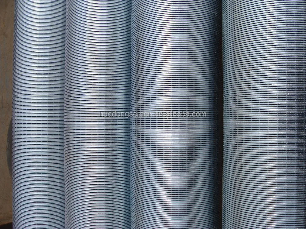 Available stainless steel Johnson v wire water well screen for solid-liquid separation