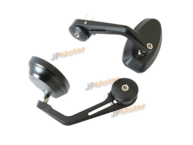 JPMotor Motorcycle Universal CNC Bar End Mirrors Moto Bike Rear View Mirrors Electrical Motorbike Cafe Racer Mirror