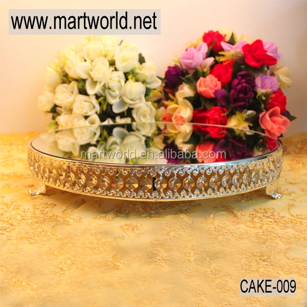 2019 зеркало лицо свадебный торт стенд с кристаллом, монета формы торт стенд свадьба для свадьбы Вечерние & Отель украшения (cake-009)