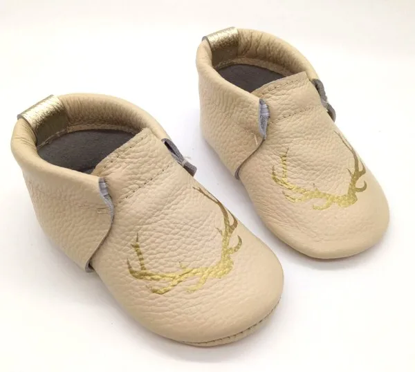  Comfort Moccs Footwear Funny Prewalker Deer Baby Boy Leather Shoes 0 3