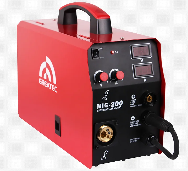 Greatec mig-250 igbt inverter co2 mig welding machine mig welder co2 welding machine price