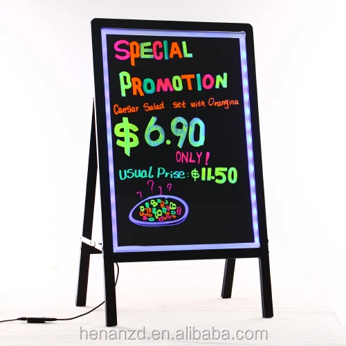 New innovative electronics led fluorescent menu board