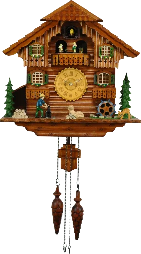 antique design large size wooden cuckoo wall clock