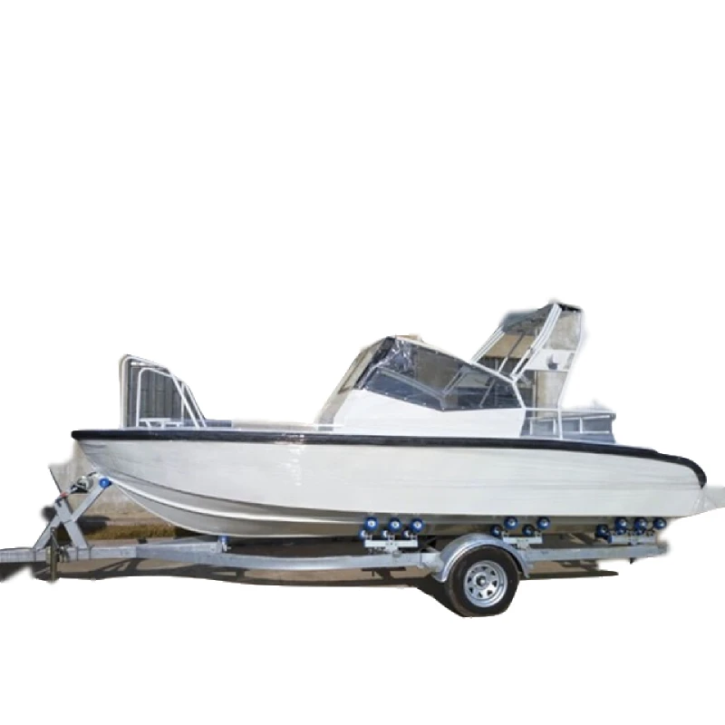 Outboard Engine Type High Speed Made-in-China All Welded Deep Sea 20ft Aluminium Fishing Yacht Luxury Boat with Prices