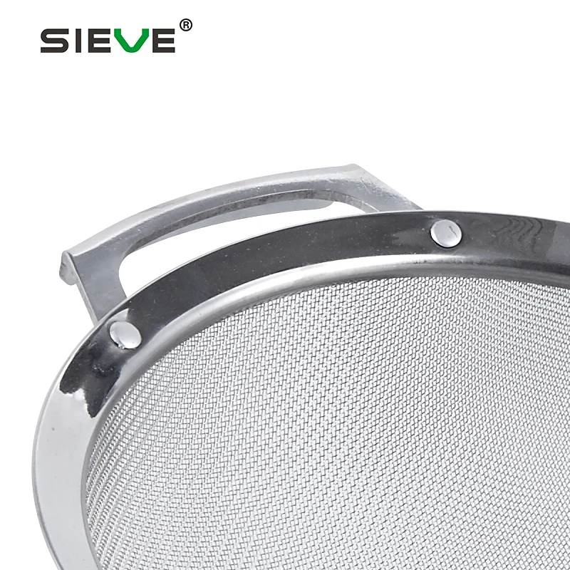 Premium Fine Mesh Strainer Home Usage Stainless Steel Colander & Strainers with Handle
