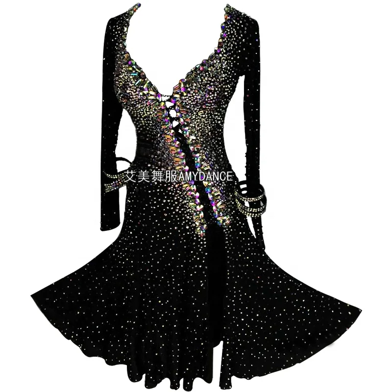 
Professional stage sexy latin dance dress competition adult women 