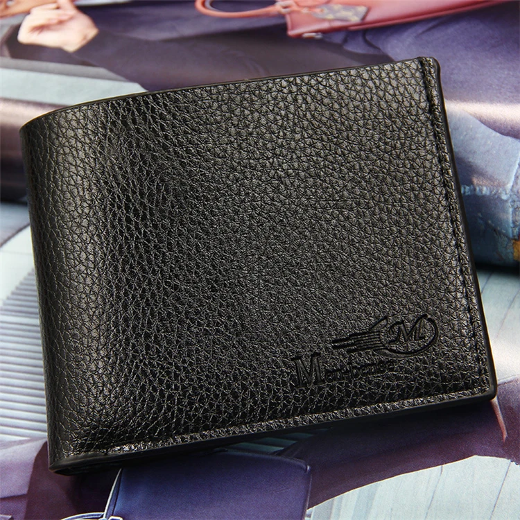 China manufacture custom wallet leather men
