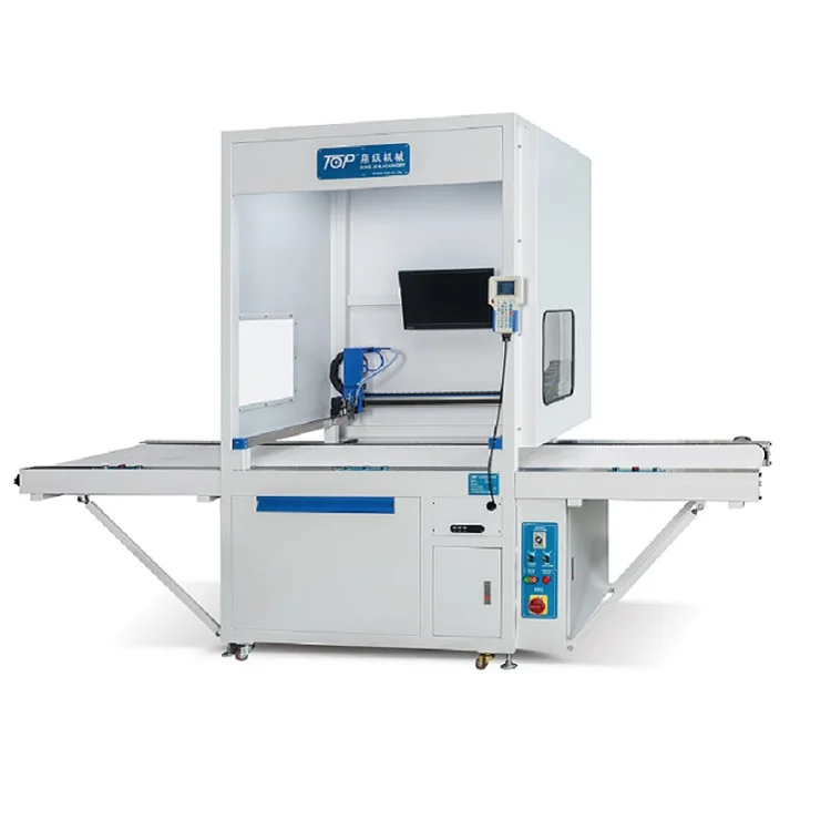 visual position automatic leather gluing machine