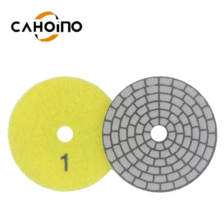 4INCH Diamond Resin  Flexible  Dry Polishing Pads For Quartz