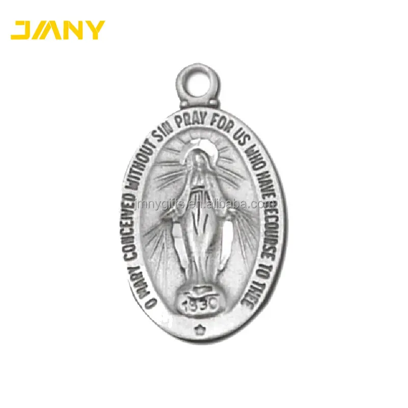 Factory Directly Custom Made Gold Plated Metal Miraculous Medal