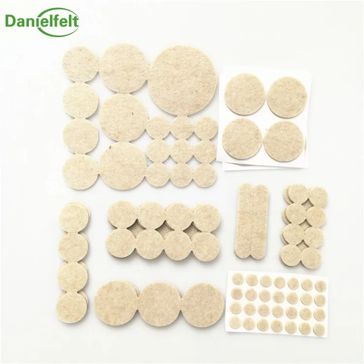 
Сверхпрочные самоклеящиеся мебельные ножки размера под заказ, шерстяные войлочные прокладки для защиты мебели 