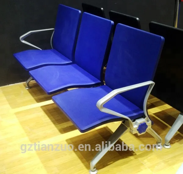 Aluminum alloy frame entire PU polyurethane seat waiting room office chairs