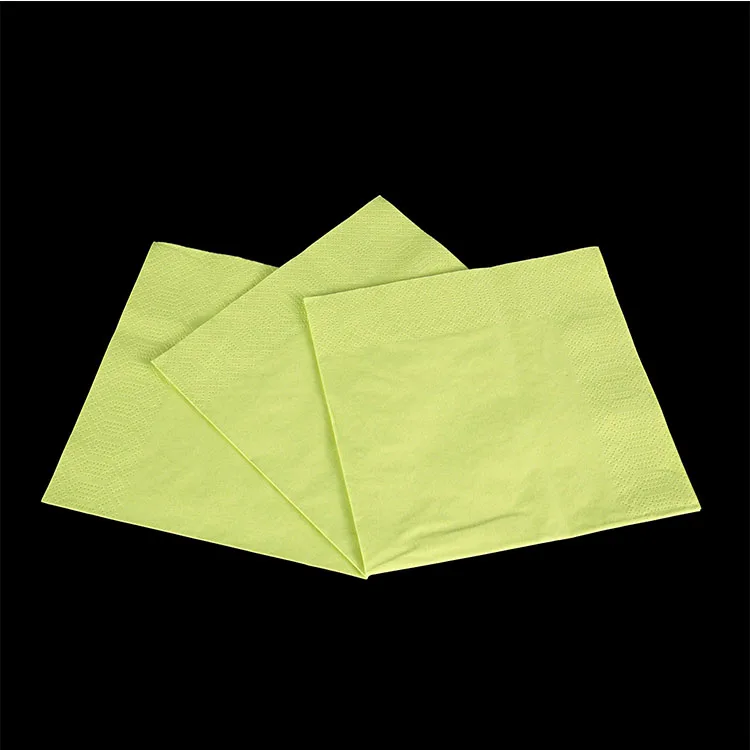 2ply Icecream Pre Folded Dinner Printed Decoupage for Wedding Paper Napkins & Serviettes Excellent Absorbent Custom Colored