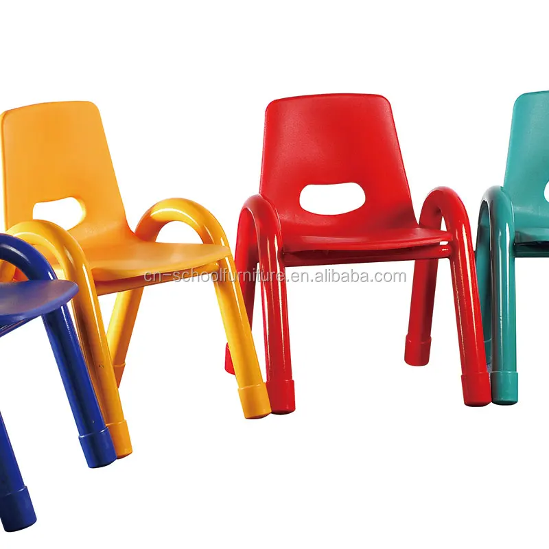 Kindergarten Furniture Stackable Plastic Chair For Kids