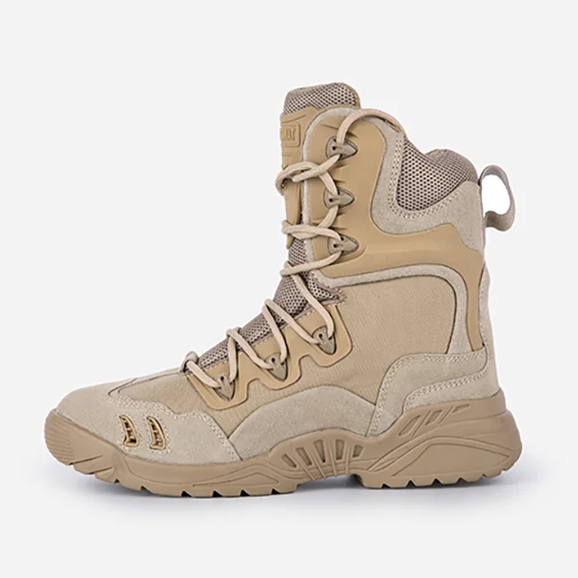 New Design Camouflage Armee Boot Motorcycle riding boots With Zipper