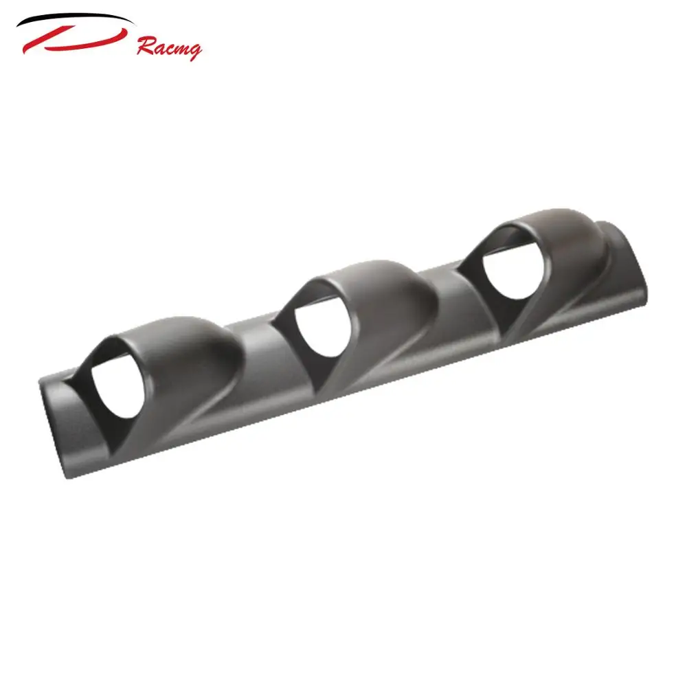 52mm Apillar Universal Black Triple A pillar gauge pod For Right Hand Drive Car Vehicle A-pillar gauge pod