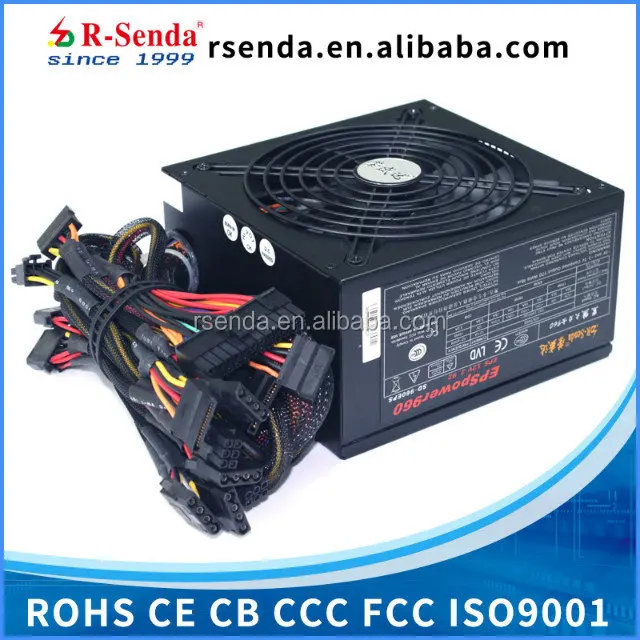 OEM имеющийся 600 Вт atx блок питания компьютера питания 12 В dc