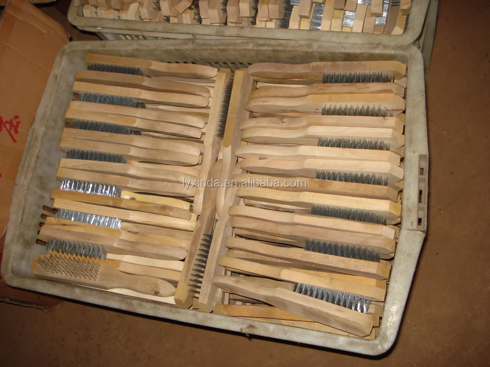 factory  plastic brass steel wire brush with good price