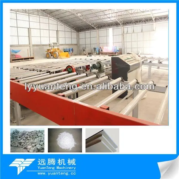 gypsum plasterboard production line