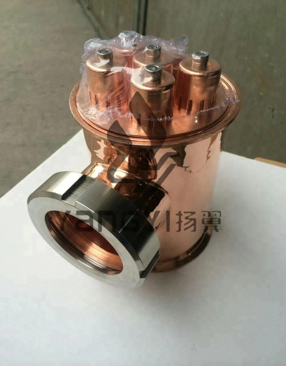 Reflux moonshine Distill/Copper Distillation column with copper plate