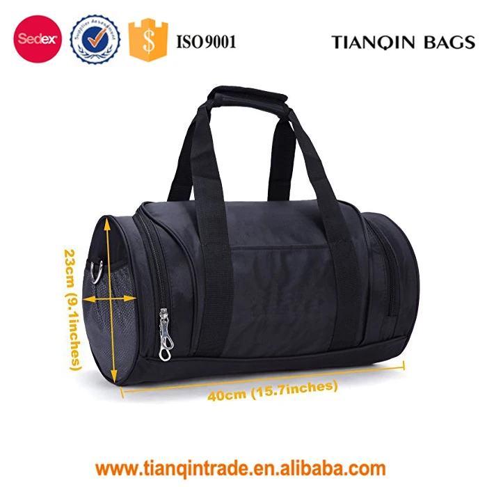 New Design Barrel Fitness Gym Bag Small Travel Sports Bags For Men And Women