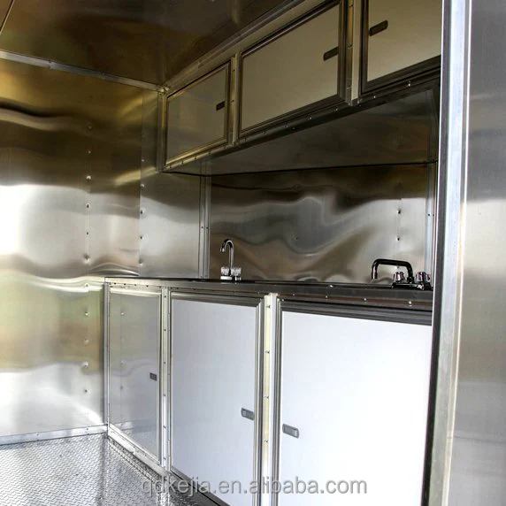 China Our Door Ice Cream fast food trailer for sale usa